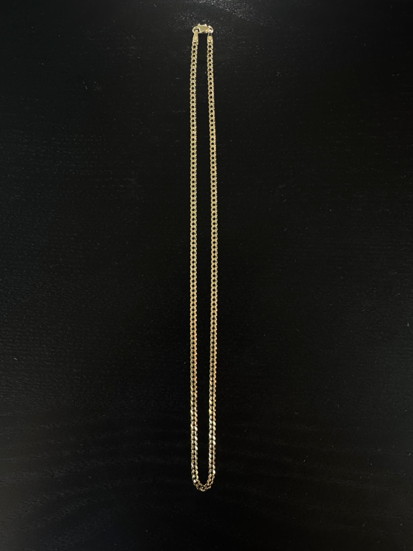 14k Gold Curb Chain 3.2mm 20in.