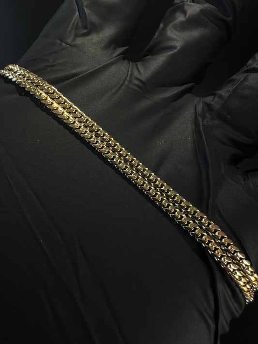 14k Cuban Link Solid Gold Chain 2.6mm 18in.